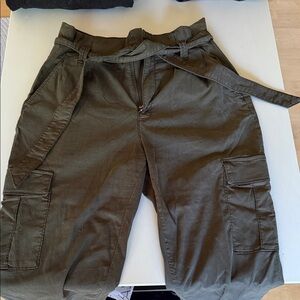 White House Black Market Khaki Tapered Ankle Pants